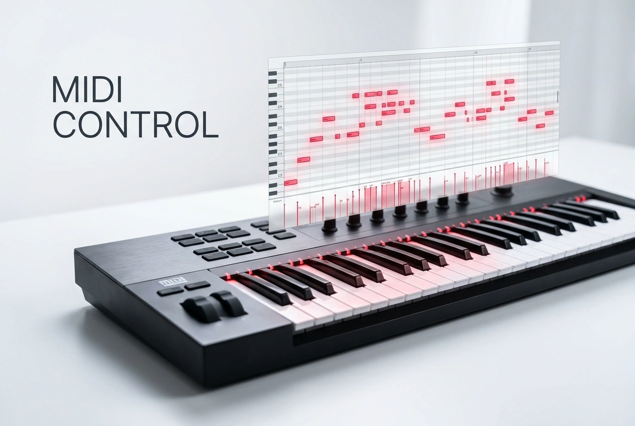Intelligent melody engine creating musical phrases