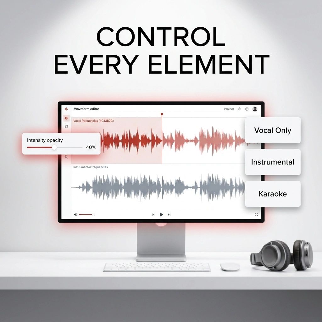 Audio control settings for customization