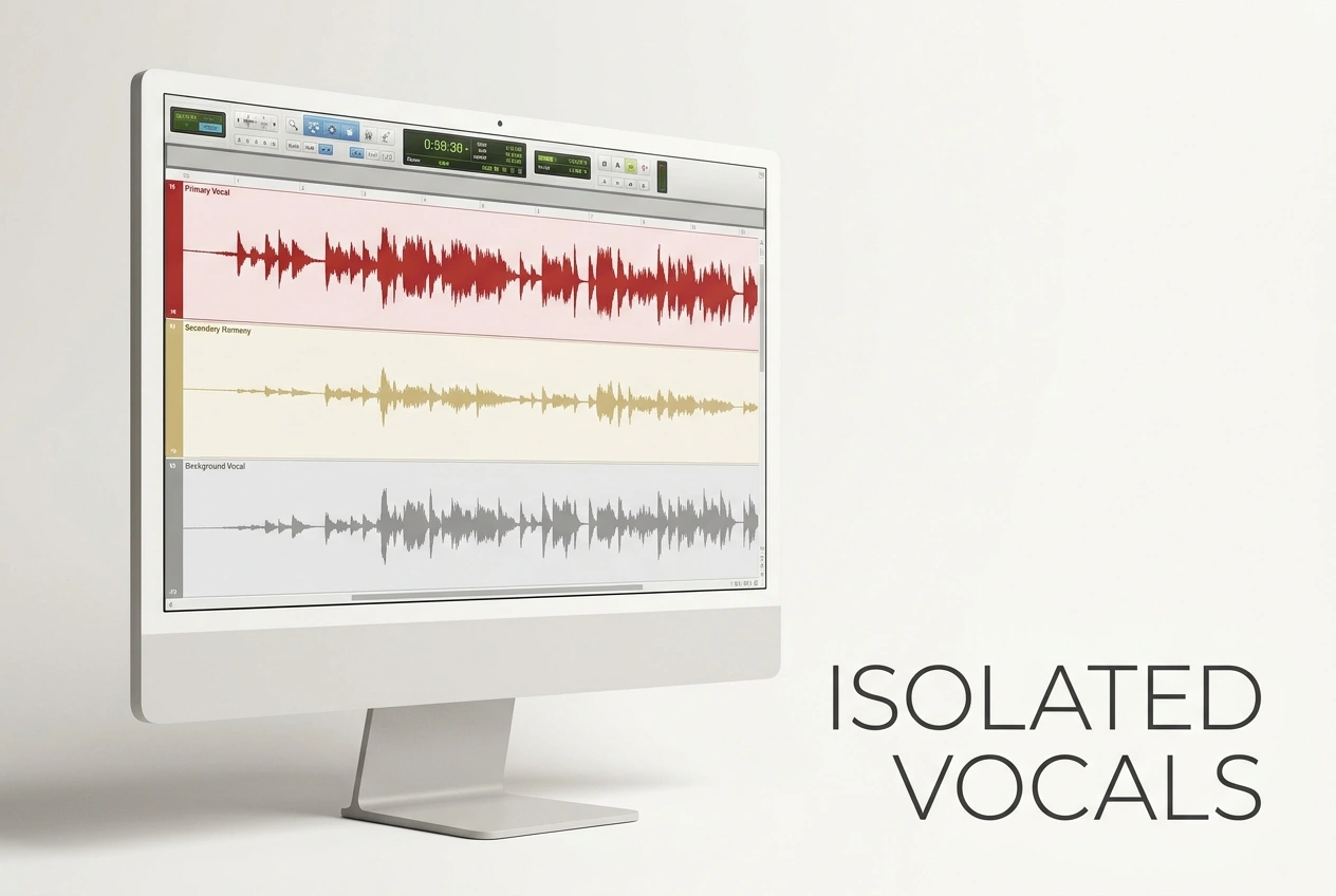Precision vocal isolation feature