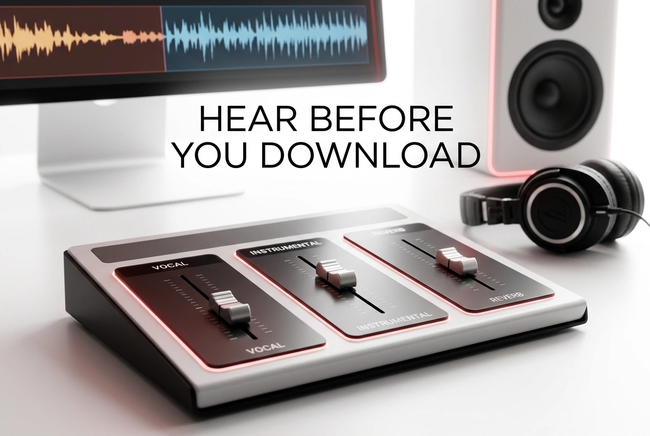 Real-time preview controls for adjustments