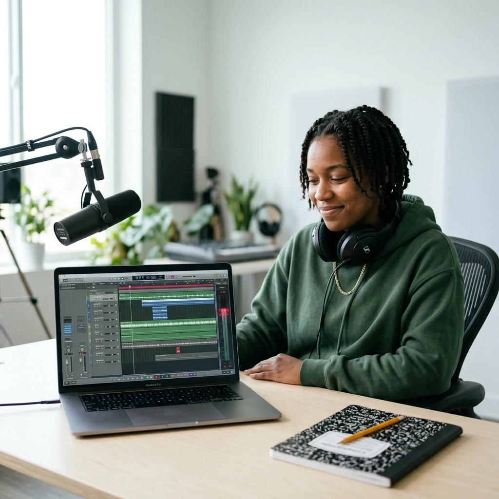 Independent artist using AI Hip Hop Music Generator