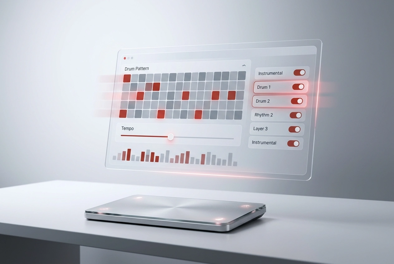 AI Electronic Music Creator real-time editing controls