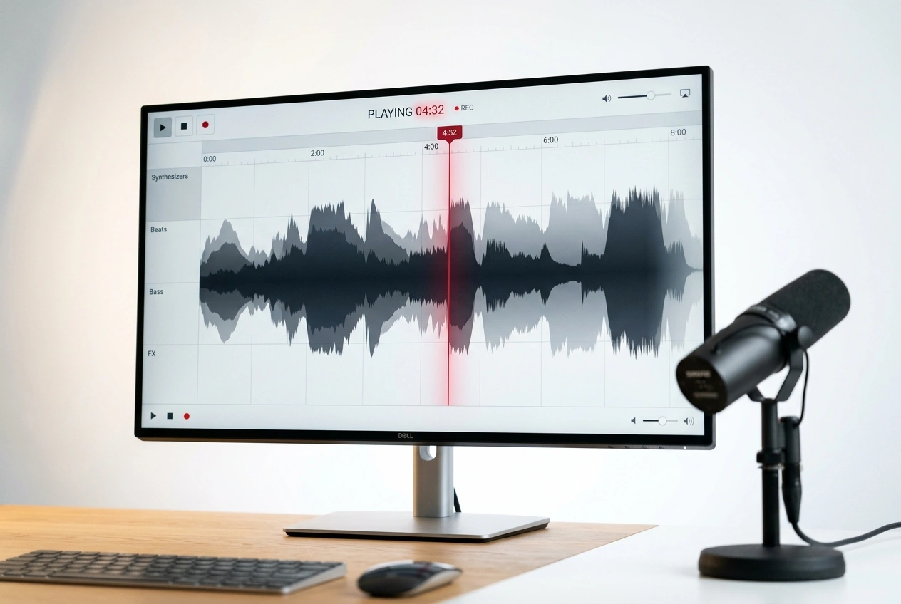 AI Electronic Music Generator extended length production