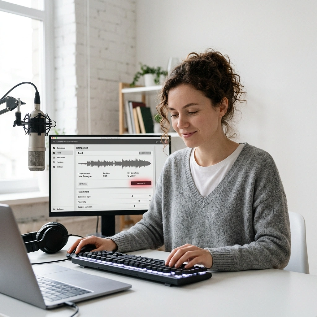 AI Classical Music Generator for content creators