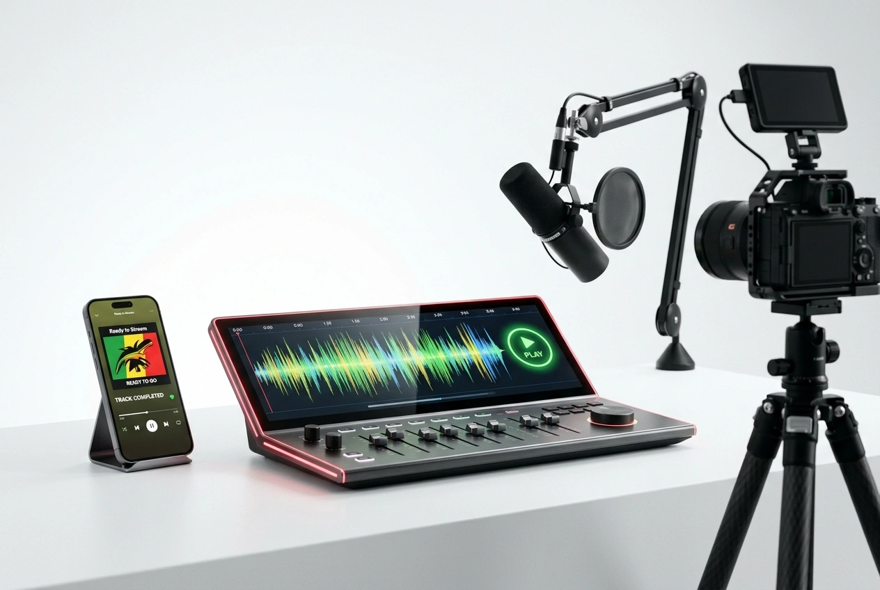 AI Reggae Music Generator royalty-free commercial music