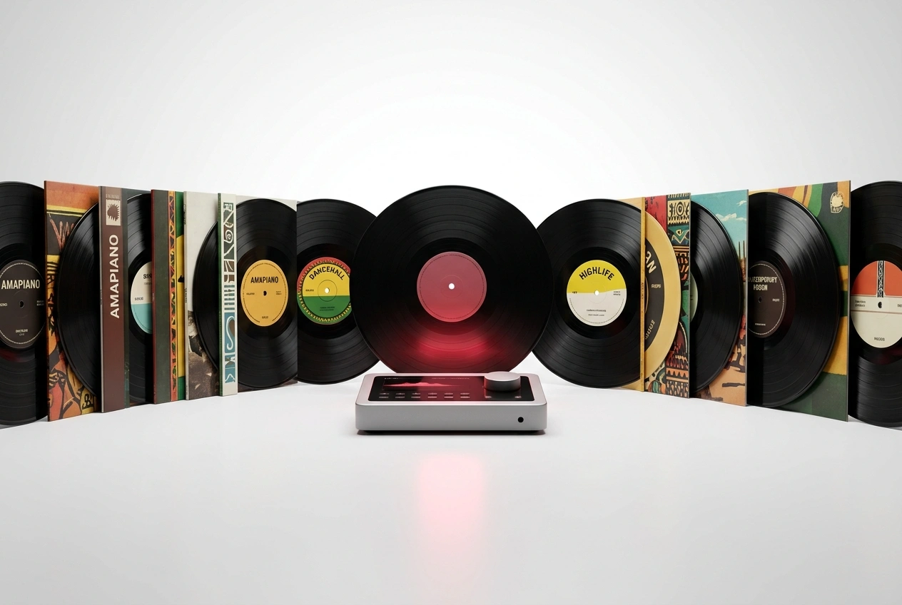 AI Afrobeat Music Generator style selection interface