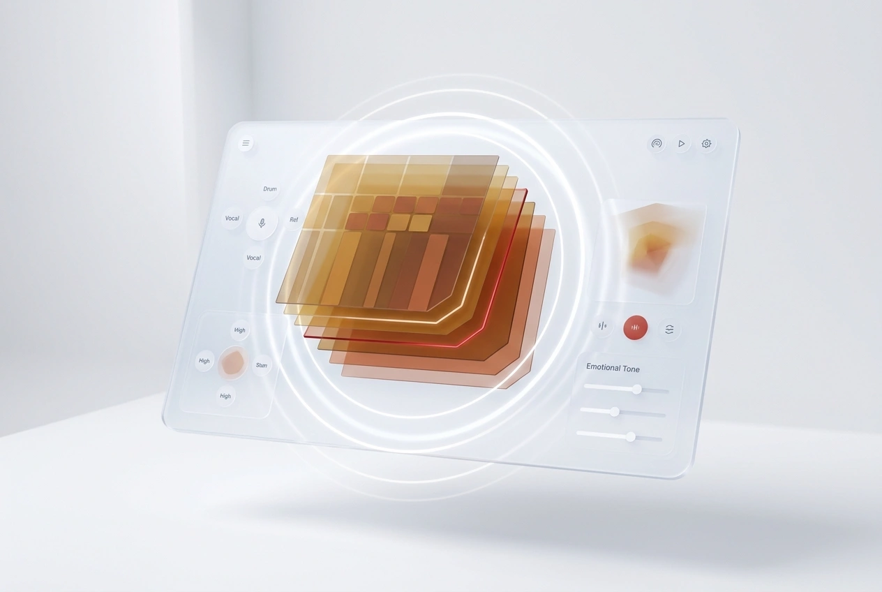 AI Afrobeat Music Creator customization controls panel