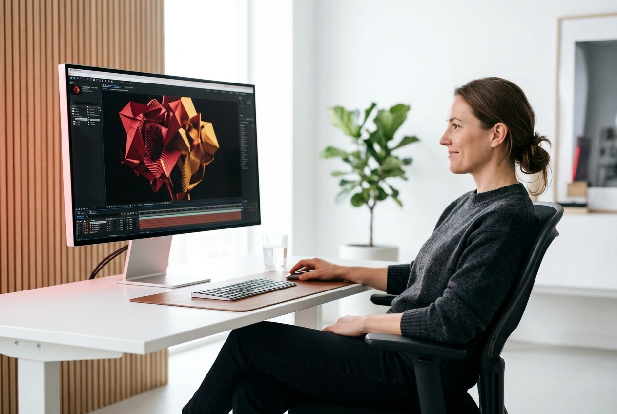 Multi scene adaptation with AI music visualizer