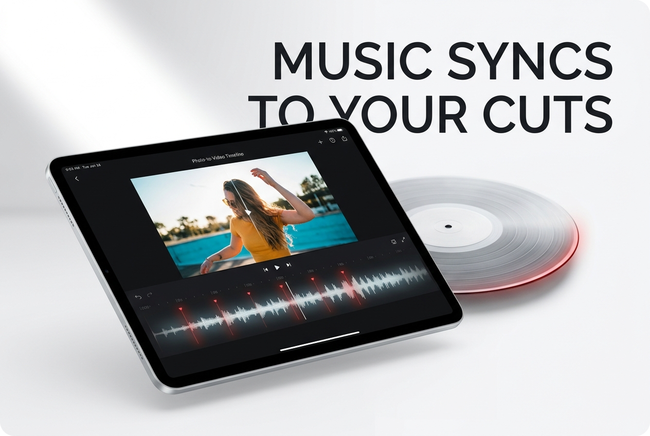 Photo video maker royalty-free music library