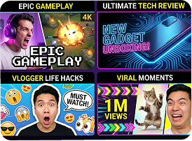 Gamers, Vloggers & Tech Reviewers
