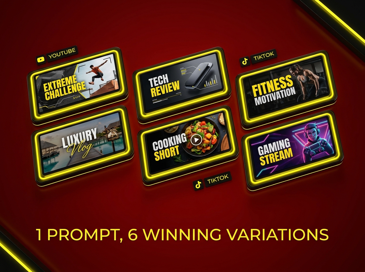 1 Prompt, 6 Winning Variations