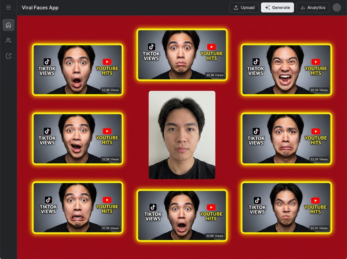 One-Click Viral Facial Expressions
