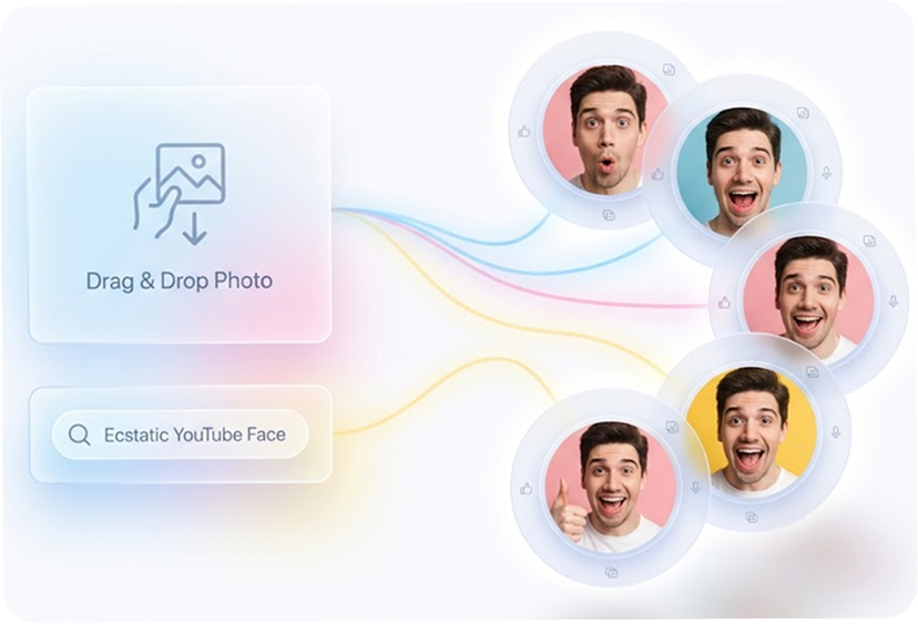 Upload a Photo or Use AI Prompts
