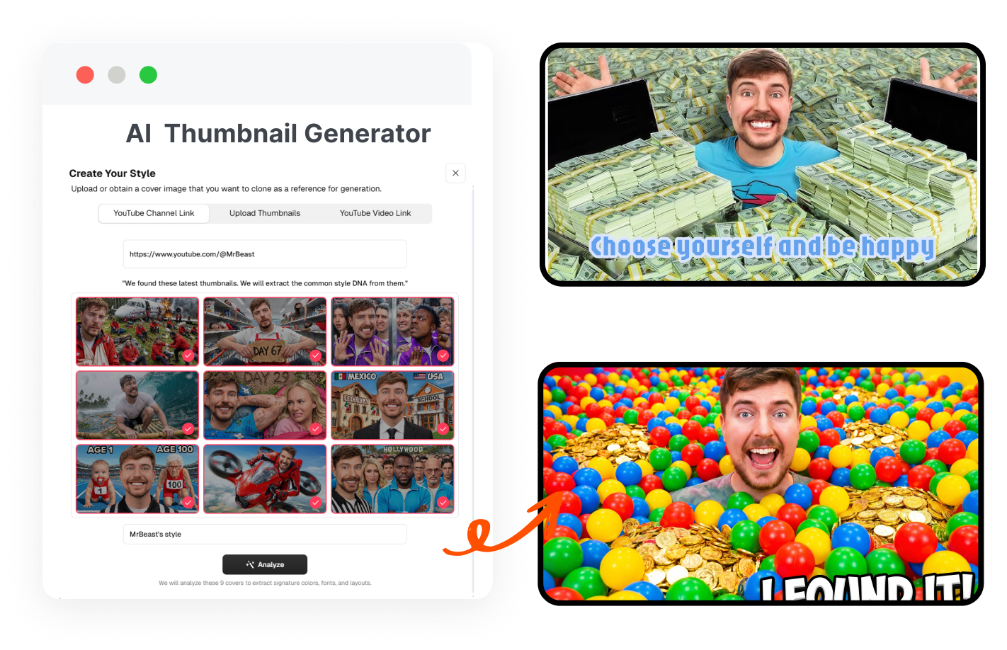 Clone Winning Thumbnail Styles