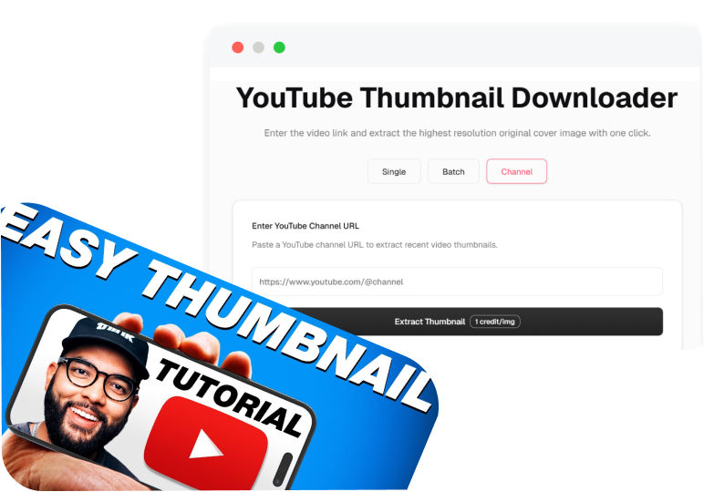 1. Drop the Video URL