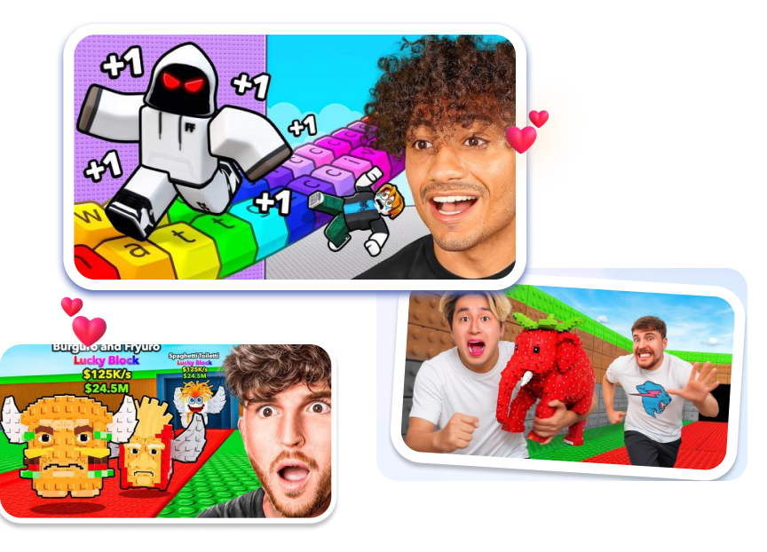 1-Click Meme Cast & Shocked Faces