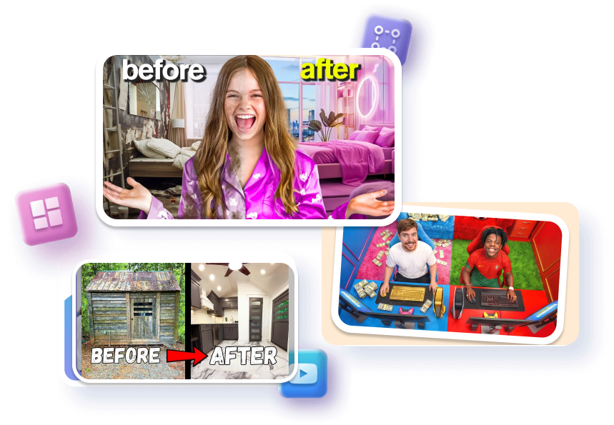 Show Big Gains with Finance & Makeover Layouts