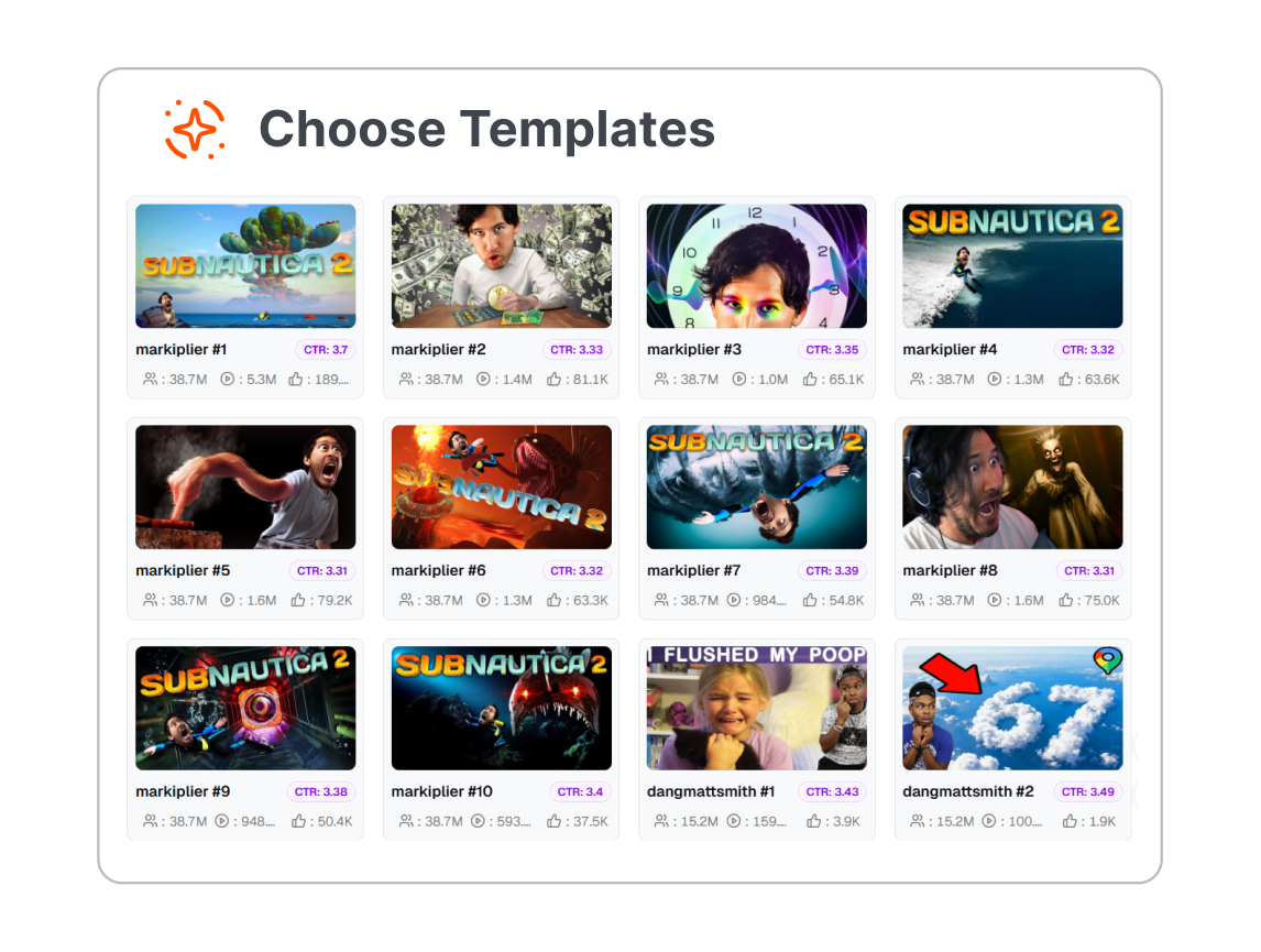 1. Choose a Weird Template