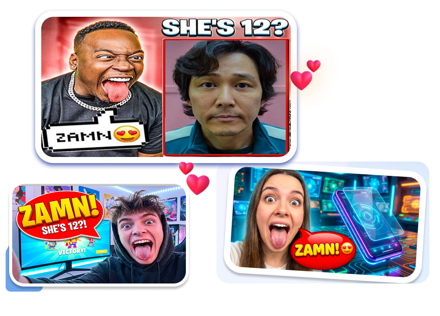 Ready-Made "Zamn Face" Layouts