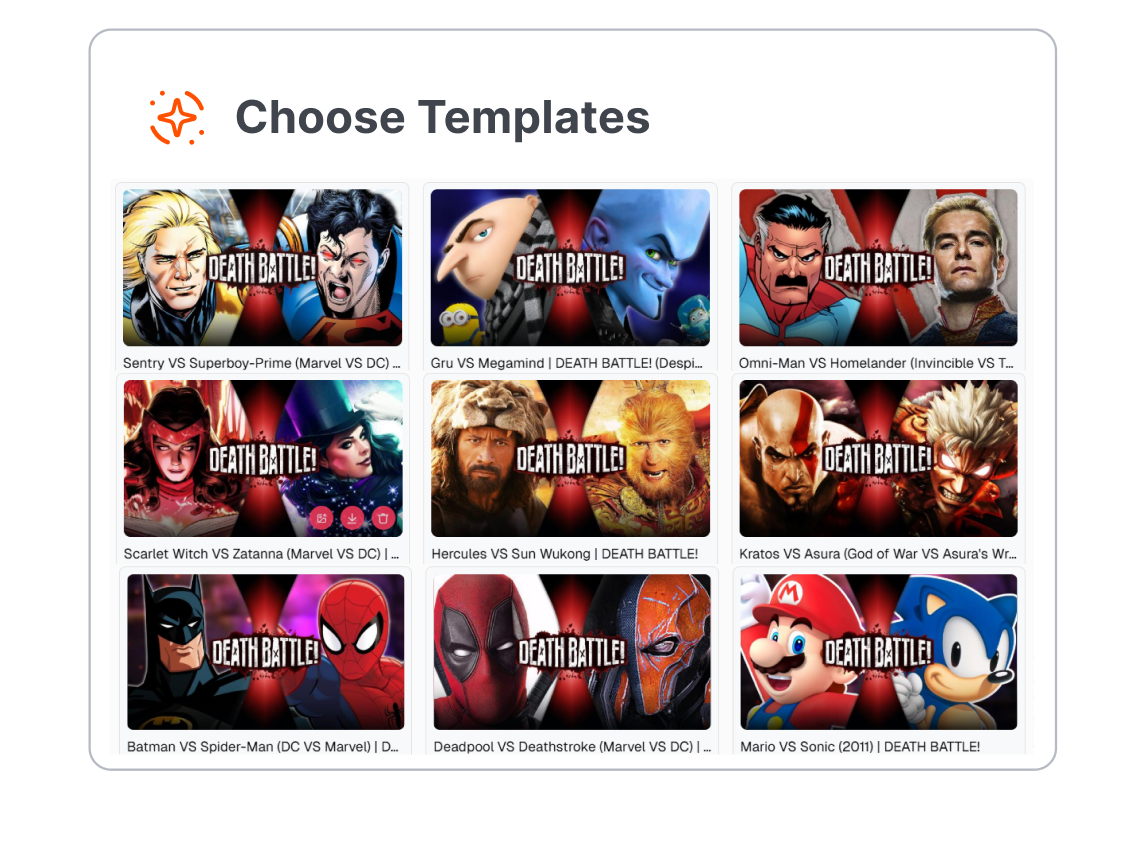 1. Select a VS Layout