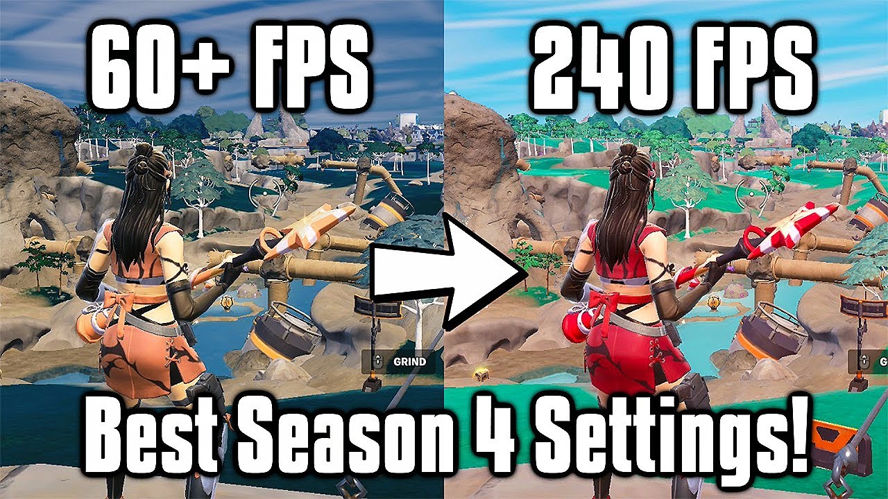 Template Migliori Impostazioni Fortnite
