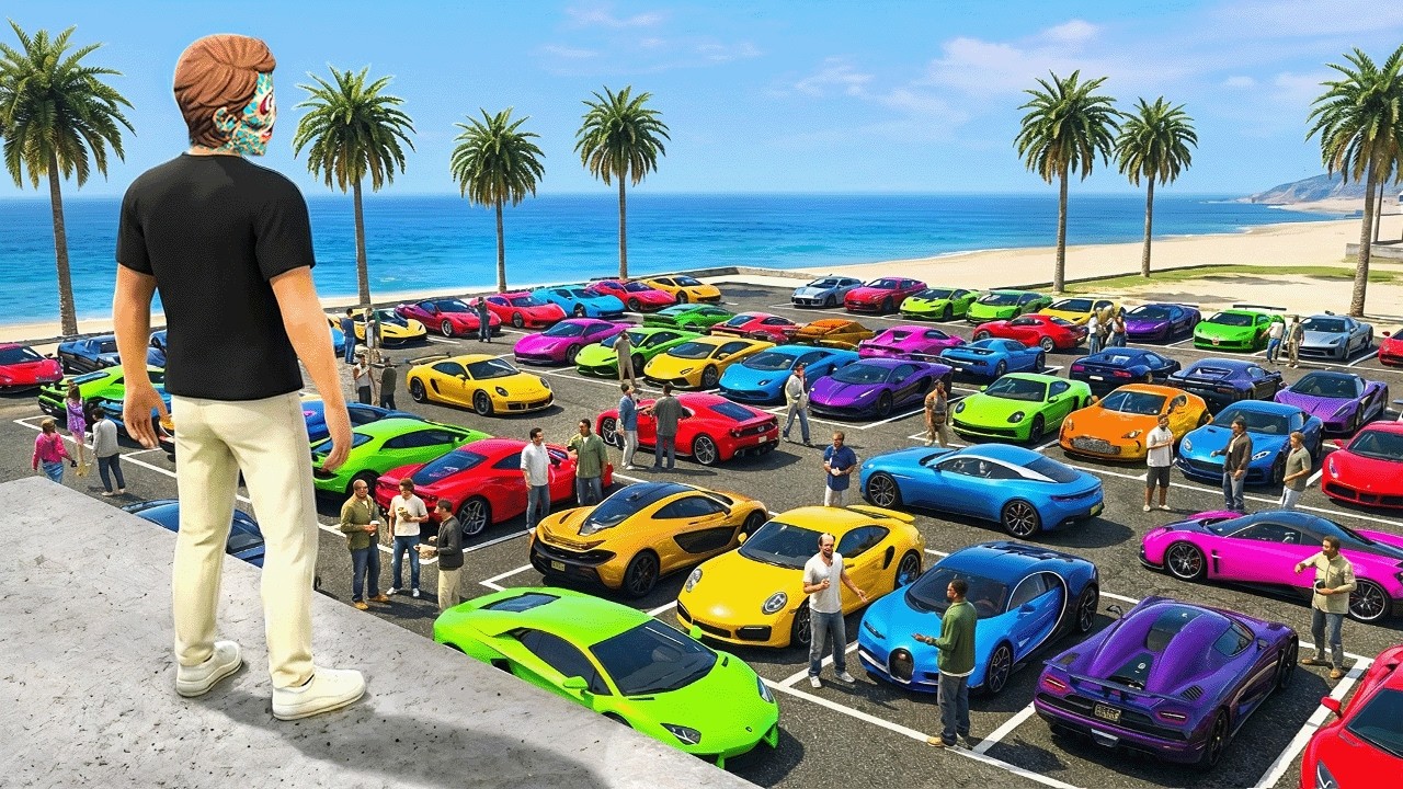 Copertina Raduno Auto GTA 5