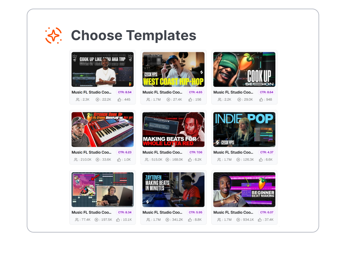 1. Choose a Cook Up Layout