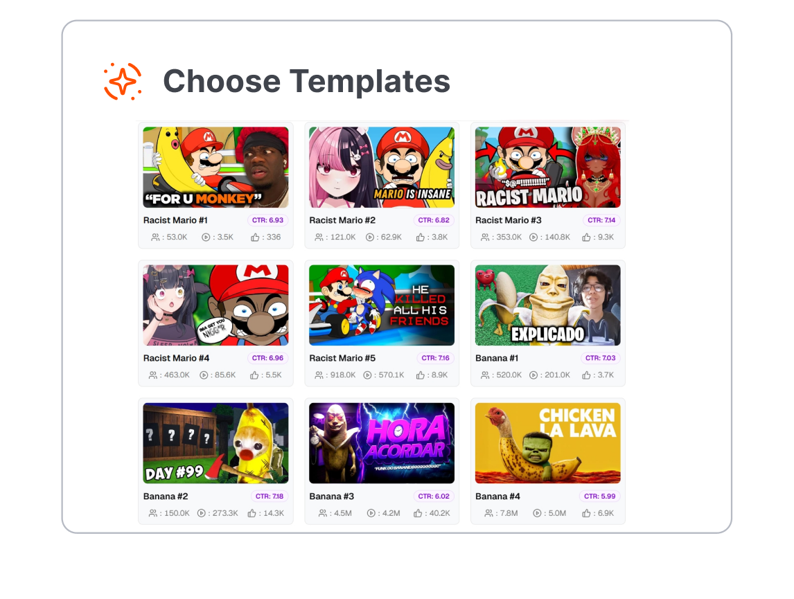 1. Choose a Template