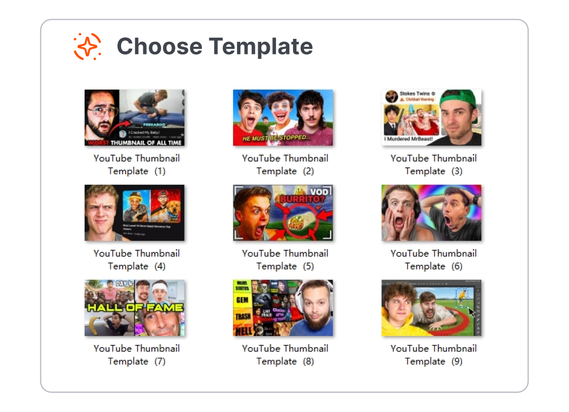 1. Choose the Template