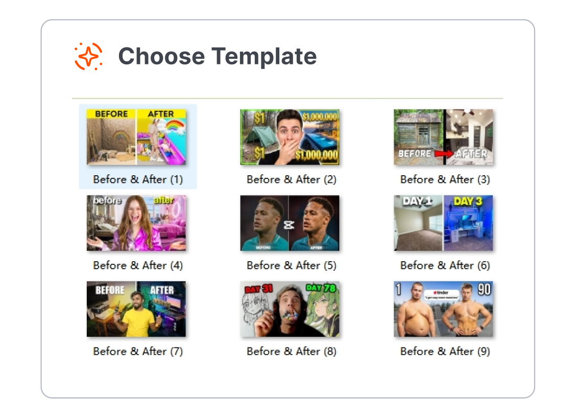 1. Choose a Split Template