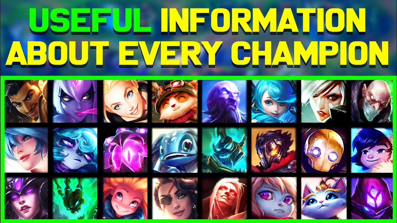 League of Legends thumbnail template preview