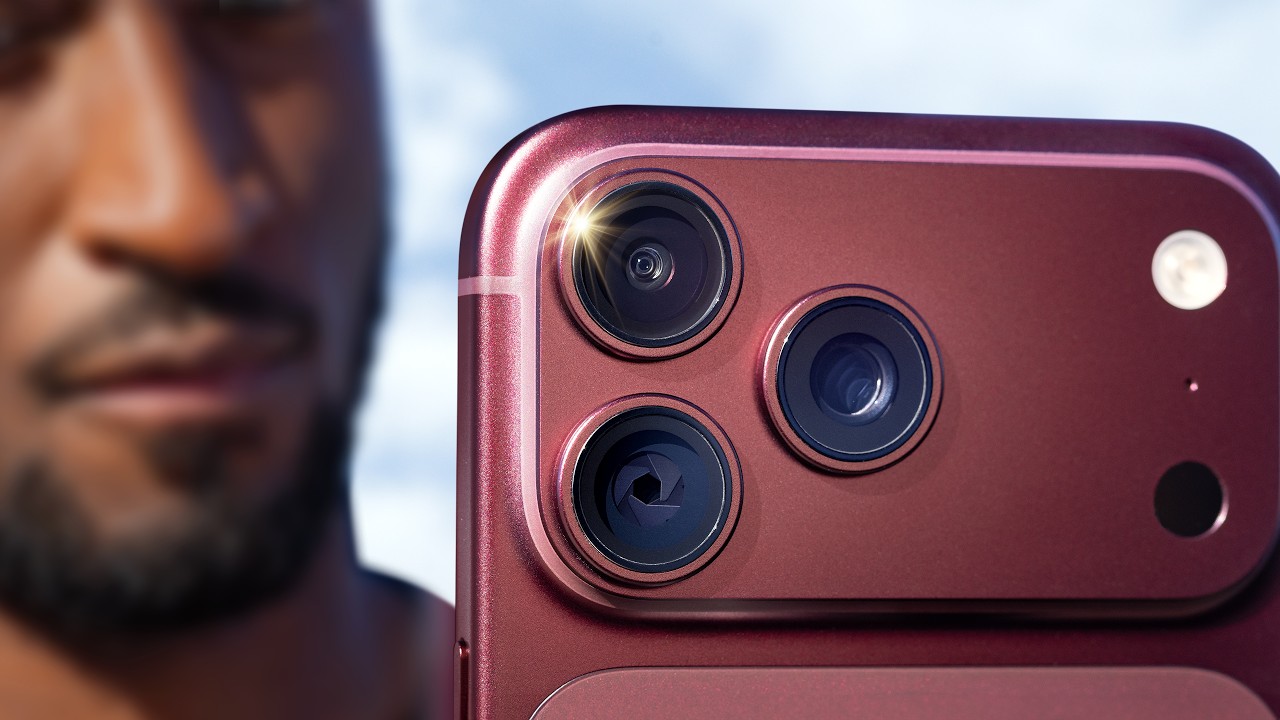 Thumbnail review iPhone 18 Pro kiểu MKBHD