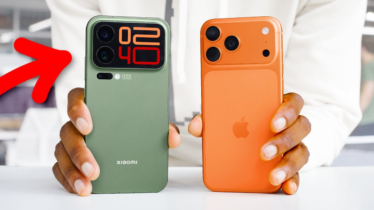 Thumbnail review điện thoại gập kiểu MKBHD