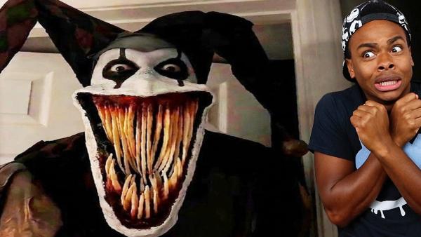 Miniatura di reazione a un jumpscare horror