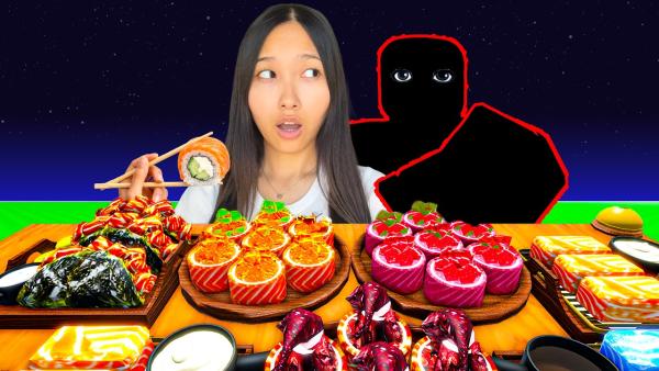 Mukbang Thumbnail Template