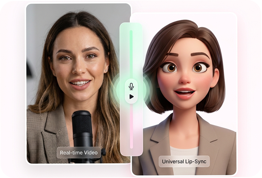 AI Lip-Sync Video Generator