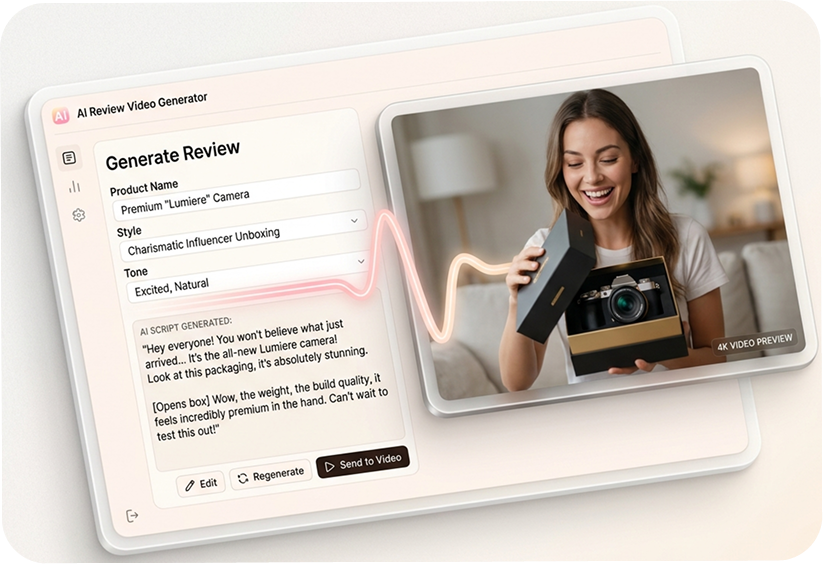 AI Review Video Generator