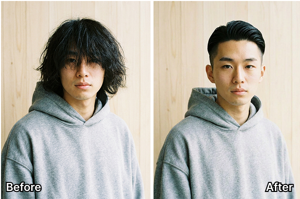 Preview haircut before cutting
