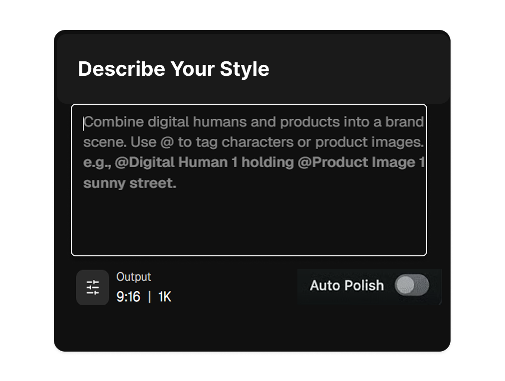 2. Describe Your Desired Style