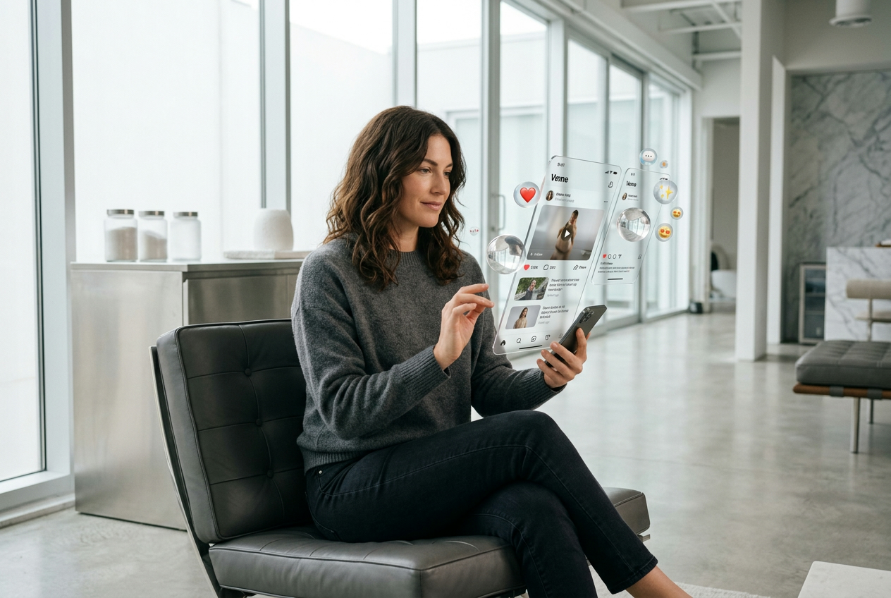 Everyday user editing photos and trying fun styles with an AI image generator