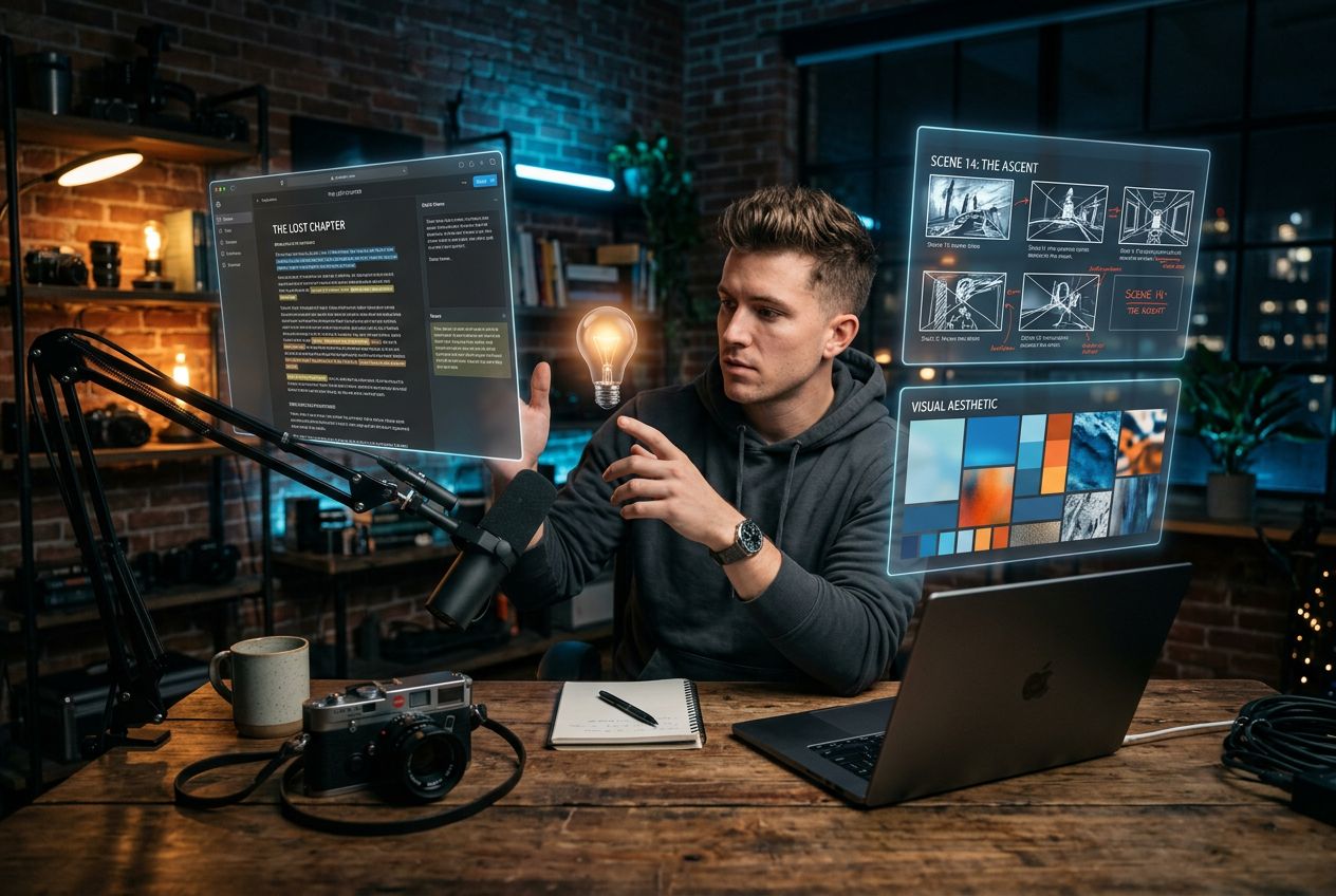 AI image generator creating product ads and marketing visuals
