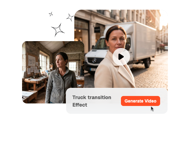 Truck transition Effect model duration and quality settings