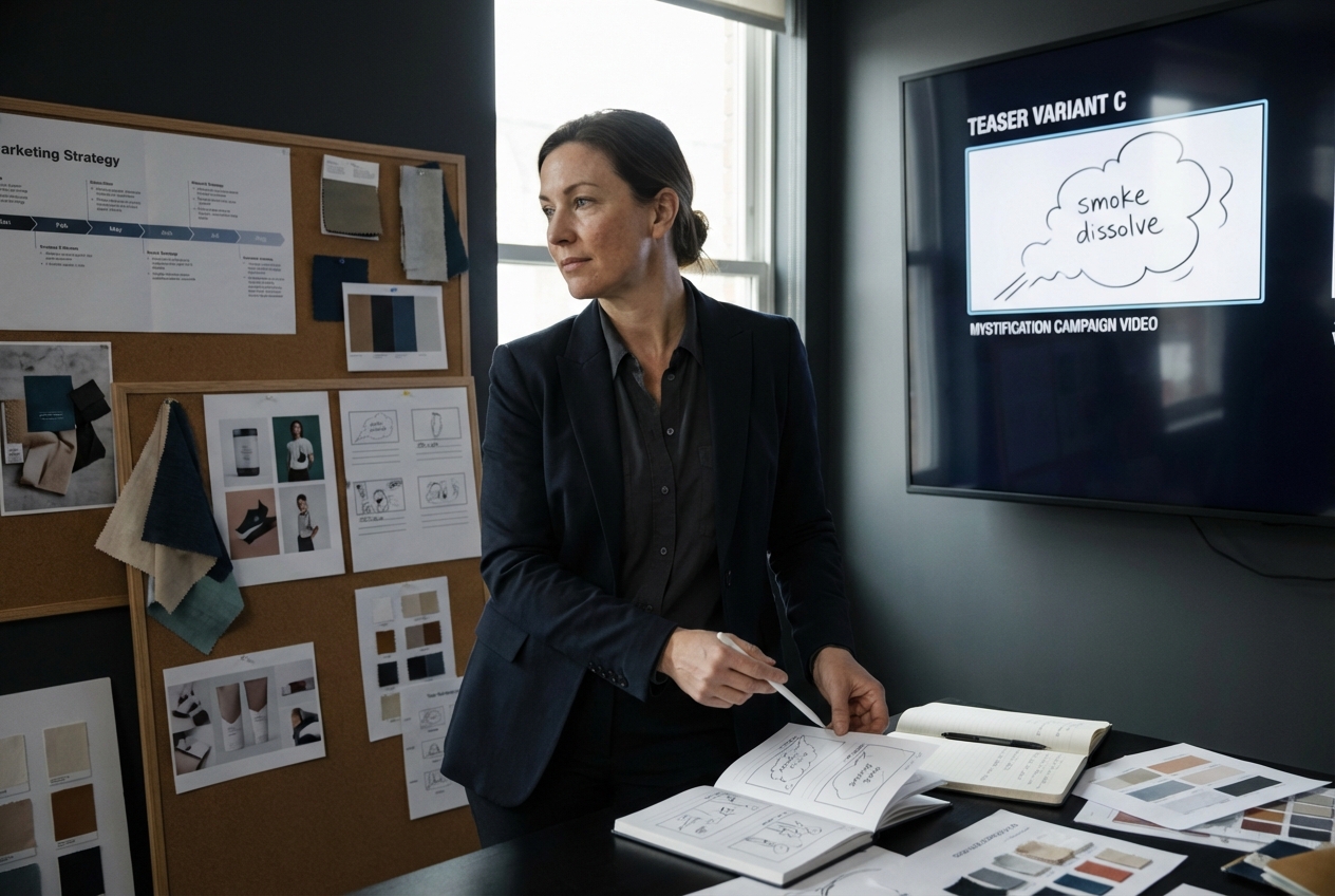 Mystification effect marketing campaign video planning