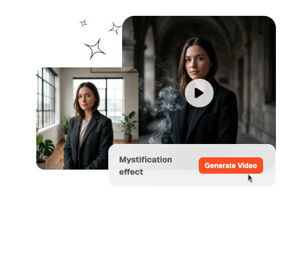 Mystification effect frame input control