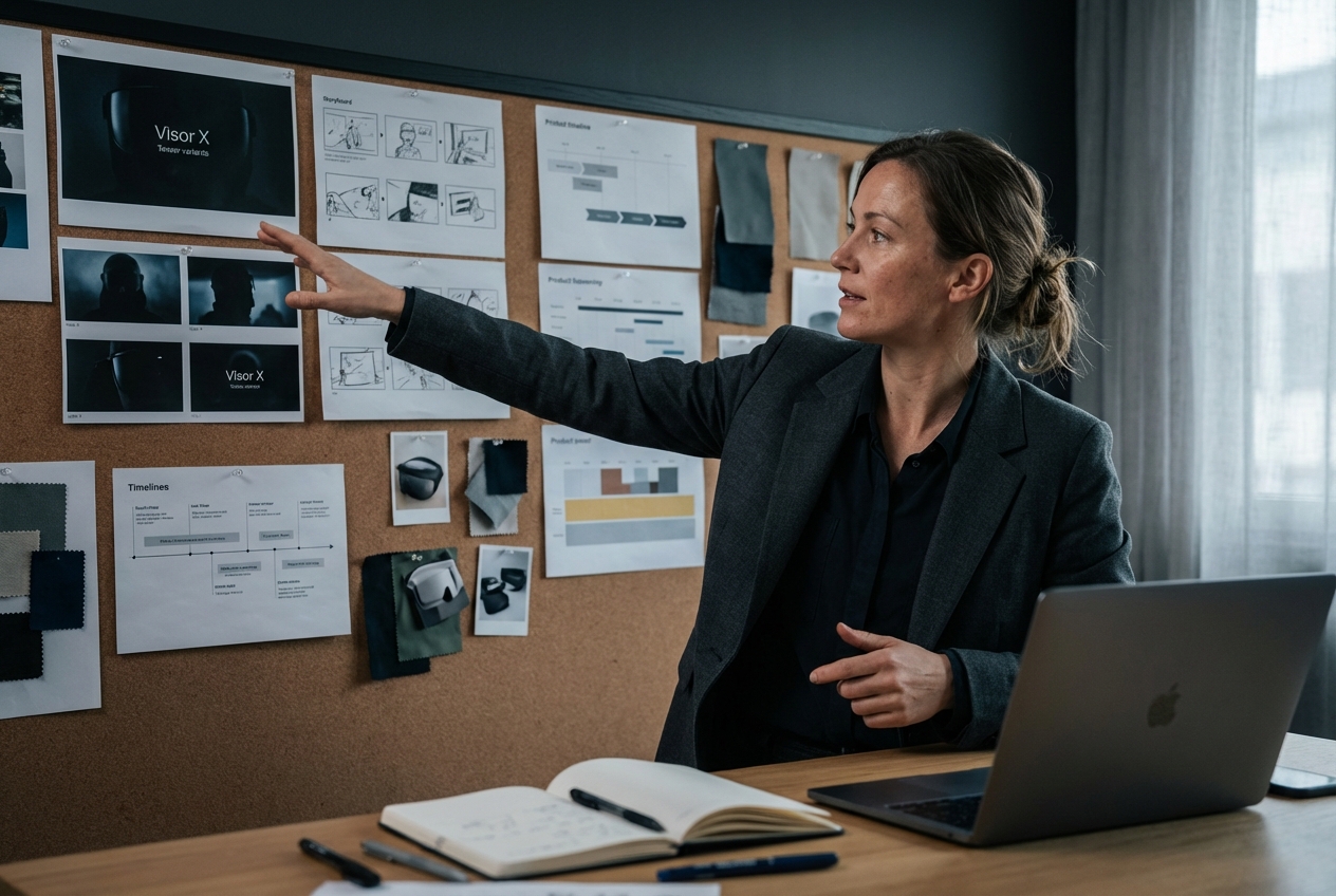 Visor X Effect ad team campaign planning