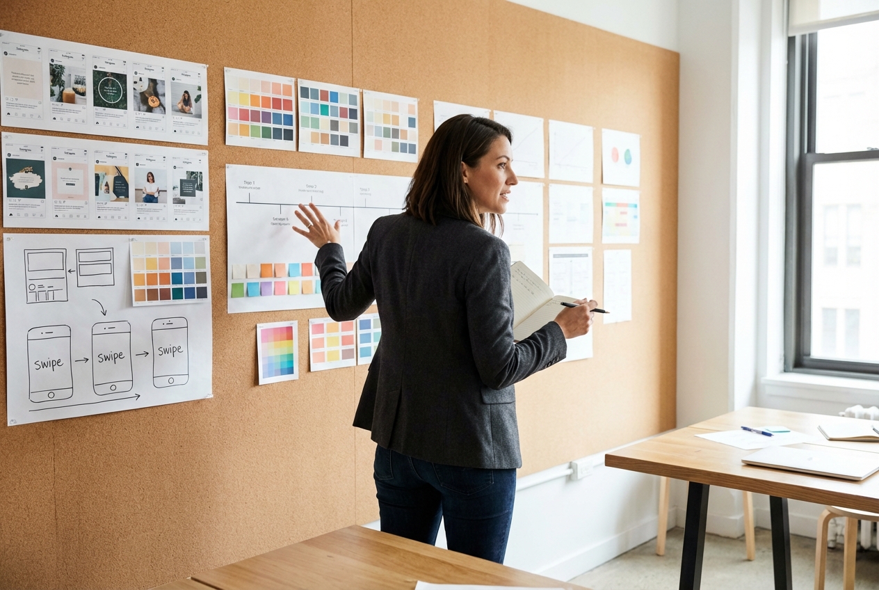 Hand Transition social team campaign planning