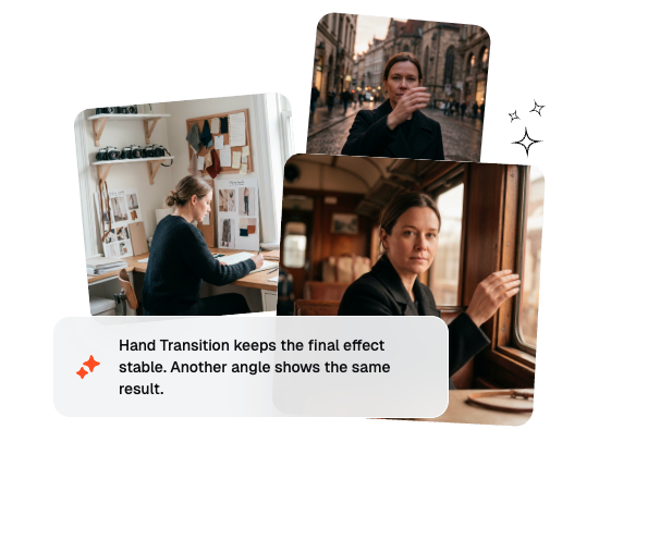 Hand Transition fast iteration workflow