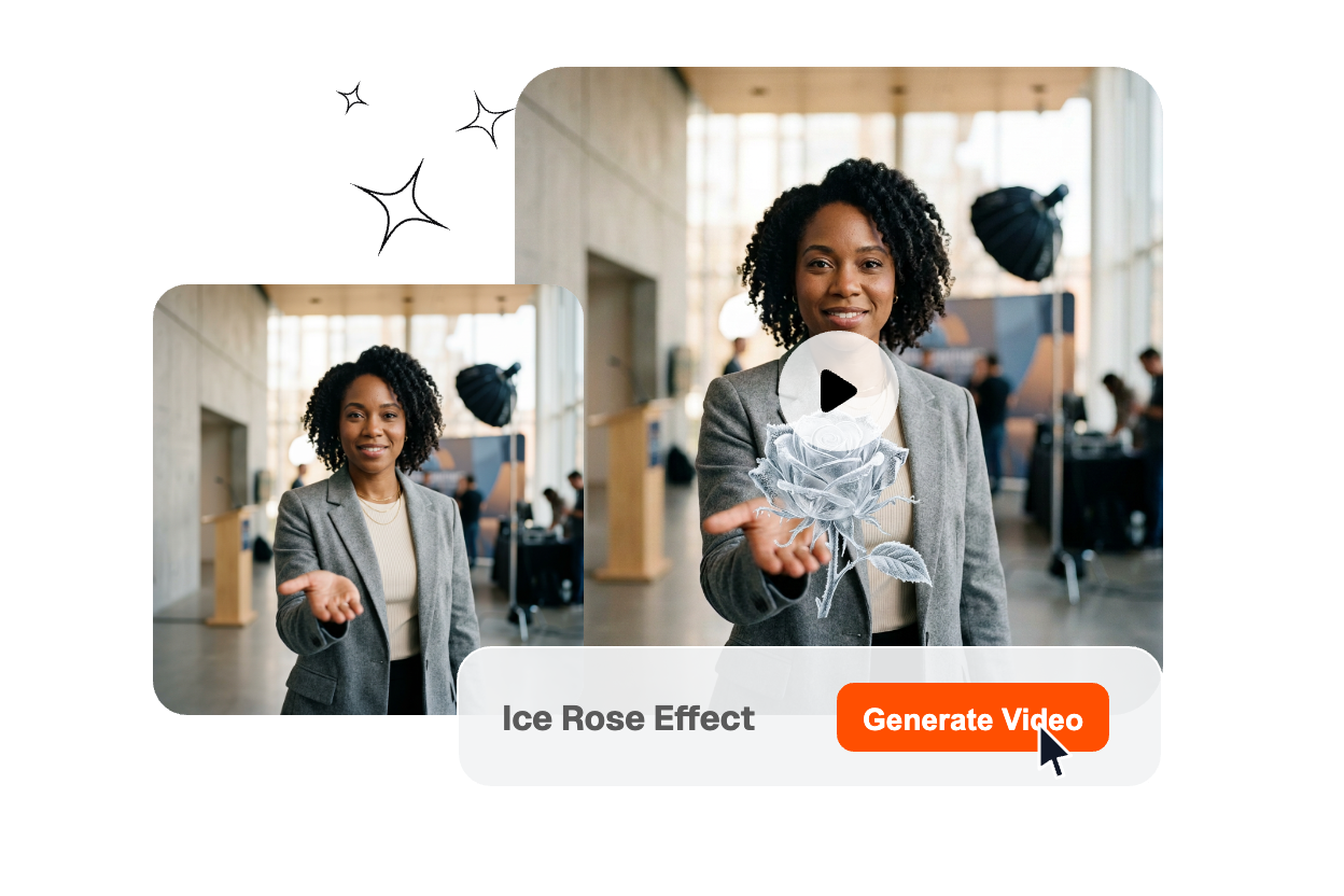 Ice Rose Effect render presets