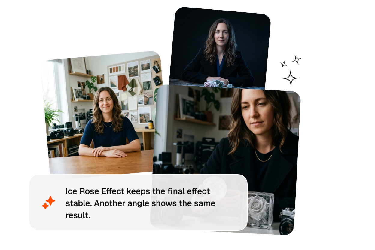 Ice Rose Effect batch flow