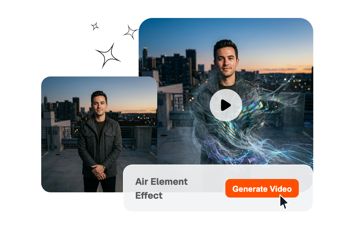Batch processing dashboard showing multiple videos with air effects applied